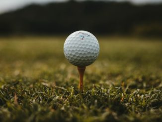 Golf på tv illustration